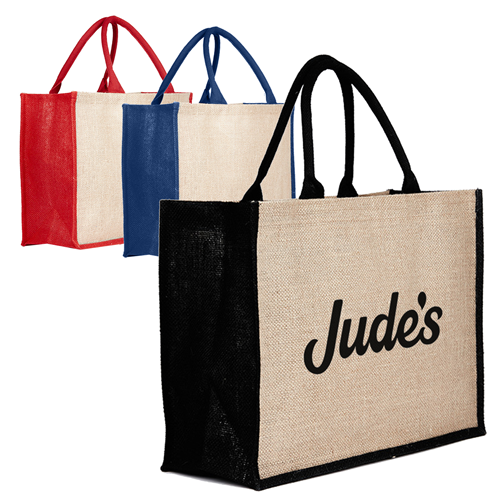 Large hessian 2025 shopping bags