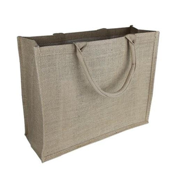 Test of Jute Hessian Shopping Bag - Natural