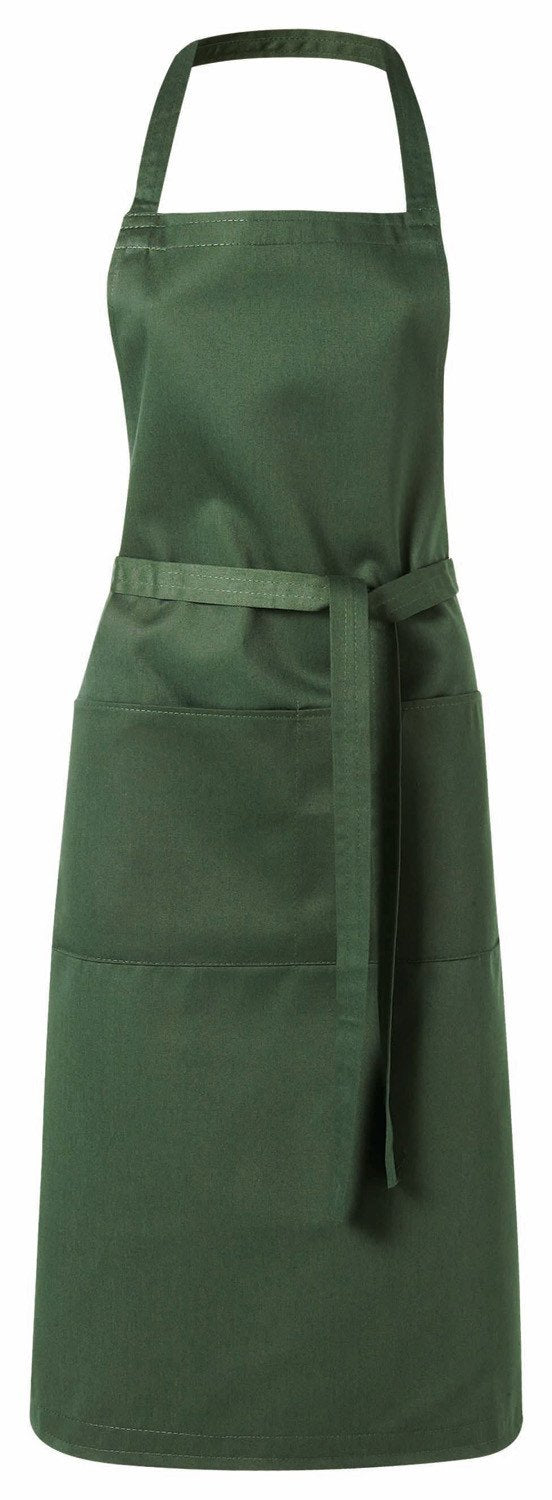 Bib Apron With Front Pockets